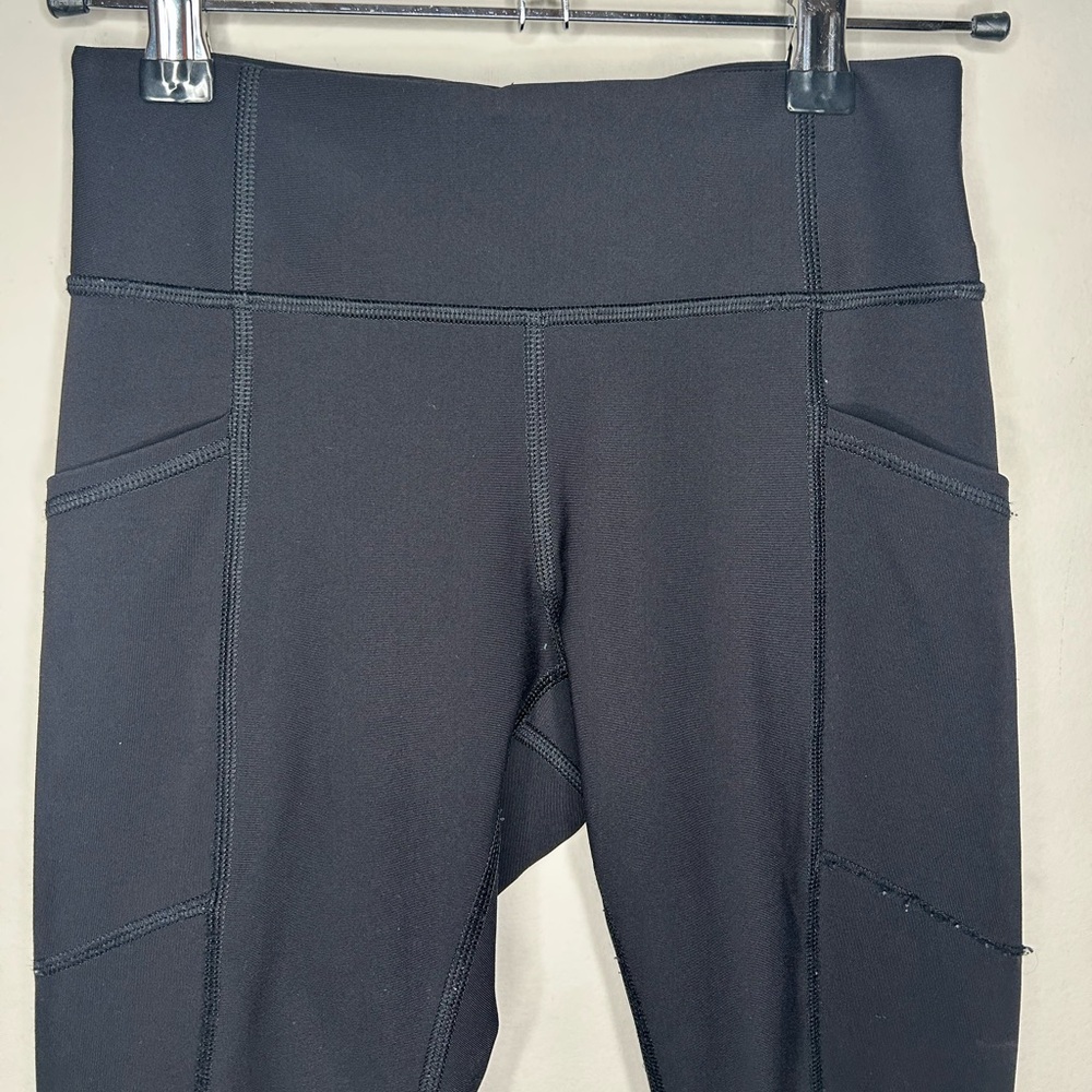 Lululemon Tight Stuff Tight II 25" Black Running Workout Activewear Legging sz 2 - Picture 6 of 11